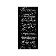 Vastag stencil 12 X 25 cm - The Owl's House - letter