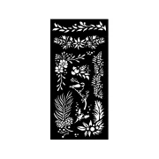 Vastag stencil 12 x 25 cm - The Owl's House - branches