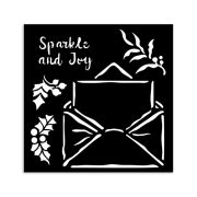 Vastag stencil 12 X 12 cm - The Owl's House letter