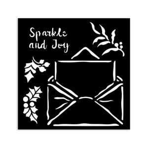 Vastag stencil 12 X 12 cm - The Owl's House letter