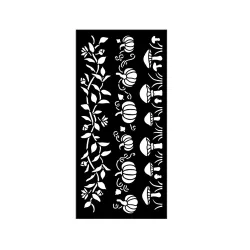 Vastag stencil 12 X 25 cm - Whispering woods 3 stripes