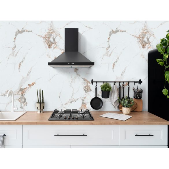 Márvány mintás falpanel - 1220 x 2440 mm - szürke - fehér - arany