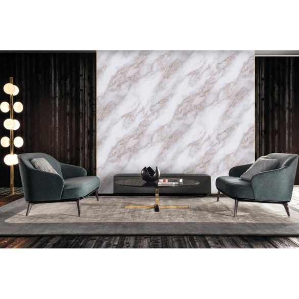 Márvány mintás falpanel 1220 x 2440 mm - szürke - fehér
