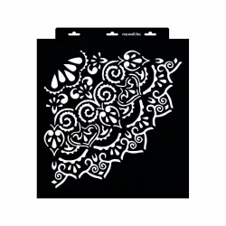 Stencil 35 x 35 cm - Mandala 05 - nagy
