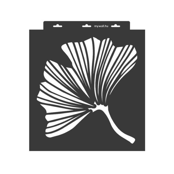 Stencil 33 x 35 cm - Ginkgo - nagy