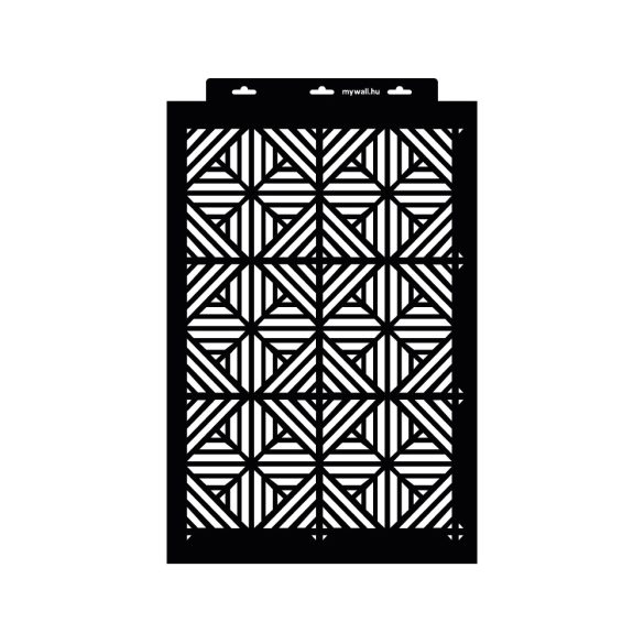 Stencil 34 x 50 cm - Diagonal 08 - maxi