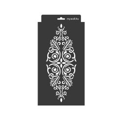 Stencil 12 x 30 cm - India - kicsi