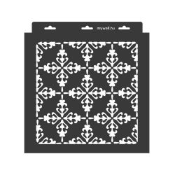 Stencil 26 x 26 cm - Elegáns csipke