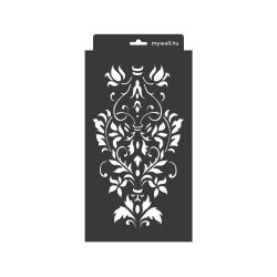 Stencil 16 x 28 cm - Barokk 05 - kicsi