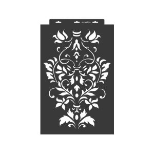 Stencil 31 x 52 cm - Barokk 05 - maxi