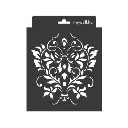 Stencil 16 x 17 cm - Barokk 05 - mini