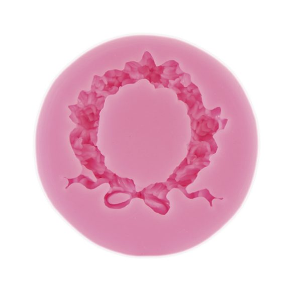PentArt Szilikon lágy nyomóforma - koszorú - 6,1 cm x 0,9 cm