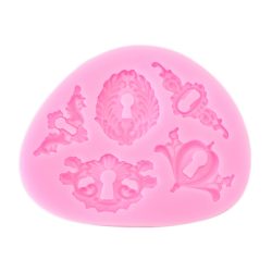   PentArt szilikon lágy nyomóforma - kulcslyukak -10 cm x 8 cm x 1 cm