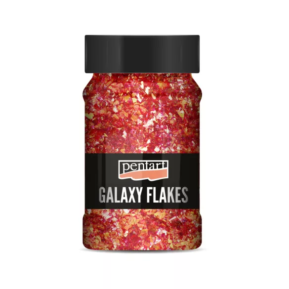 PentArt Galaxy Flakes - ida vörösarany - 100 ml