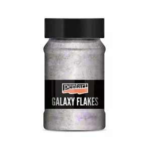 PentArt Galaxy Flakes - hold fehér - 100 ml