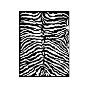 Vastag stencil 20 X 25 cm - Szavanna zebra minta