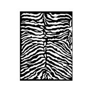 Vastag stencil 20 X 25 cm - Szavanna zebra minta