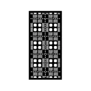   Vastag stencil 12 x 25 cm - Gear up for Christmas fabric pattern