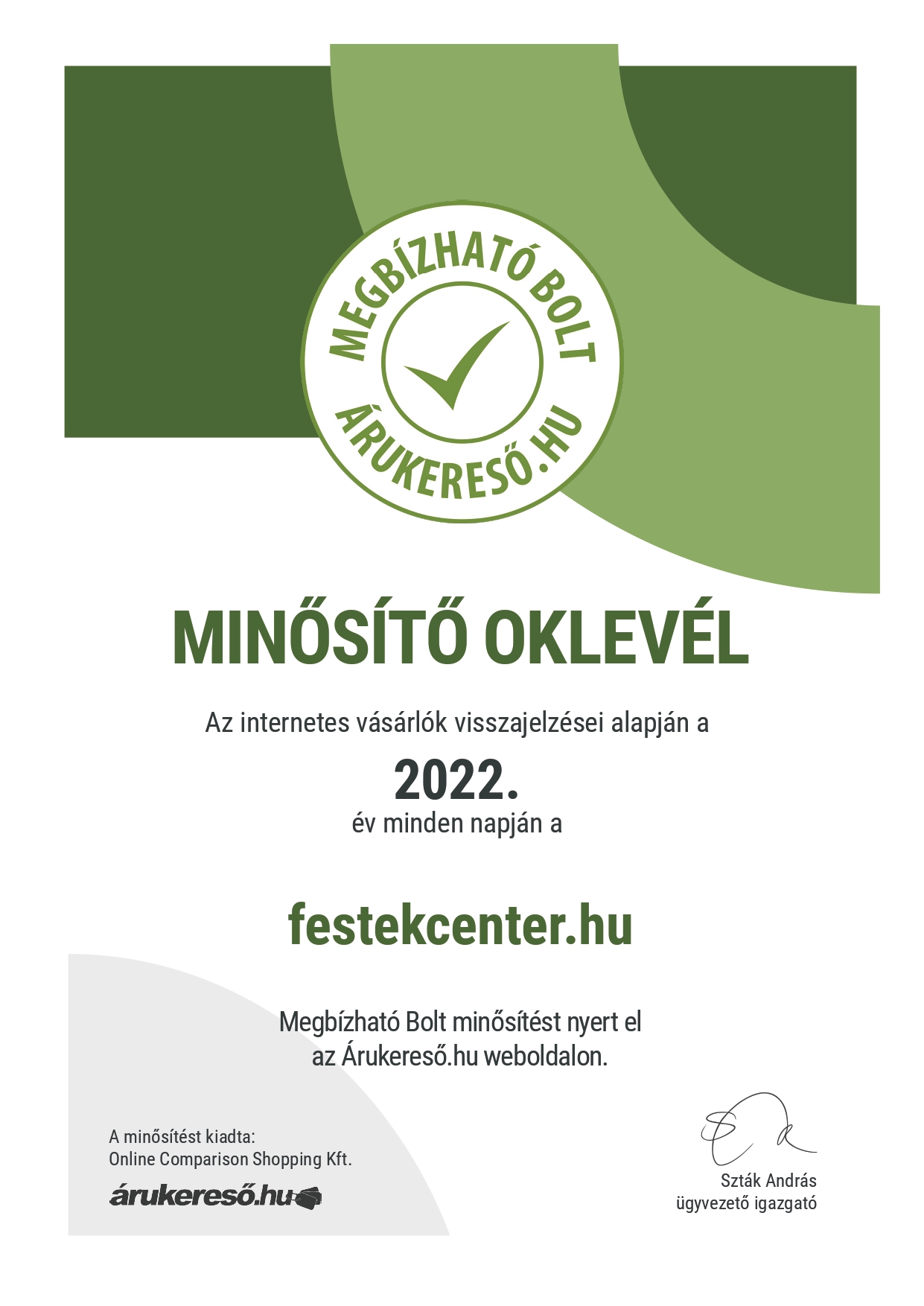 Festékcenter Megbízható Webáruház - 2022